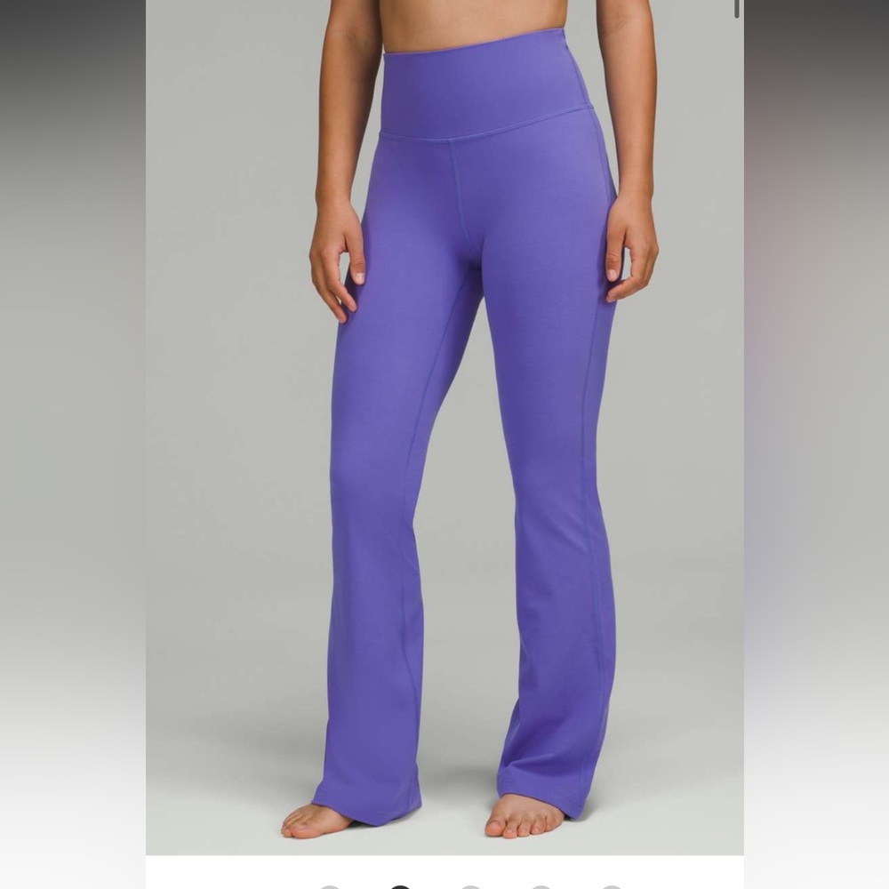 Lululemon Groove Super-High-Rise Flared Pant Nulu Charged Indigo